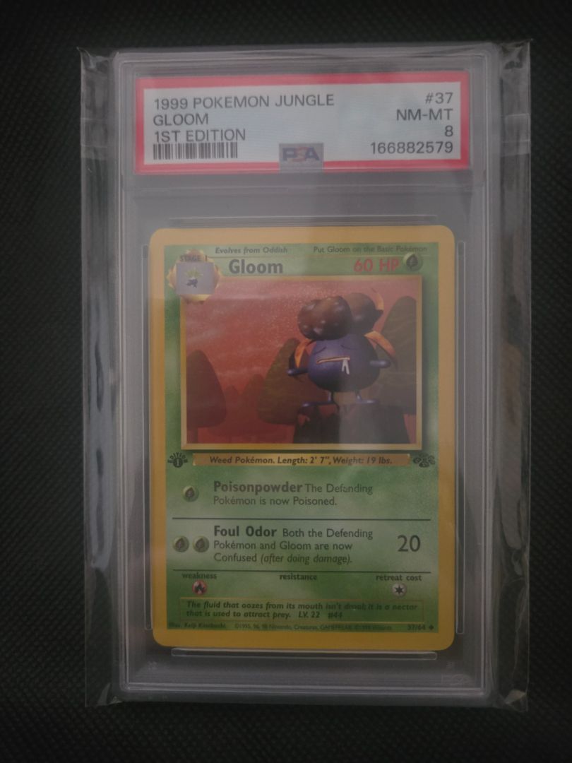 1st Edition Jungle Gloom Psa 8
