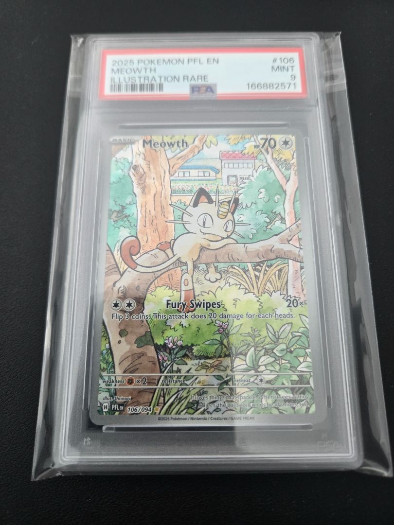 Meowth IR PSA 9