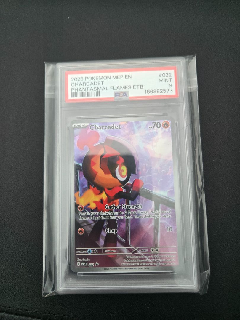 Charcadet Phantasmal flames ETB promo psa 9
