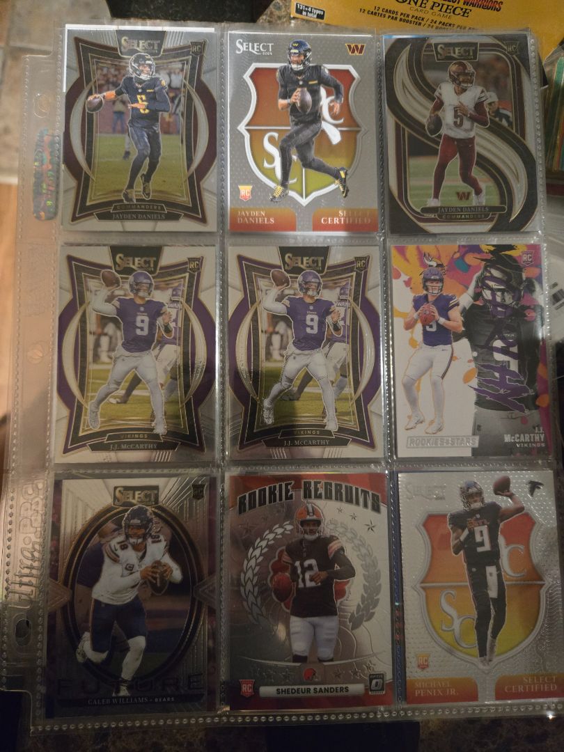 NFL QB ROOKIE CARDS SINGLES