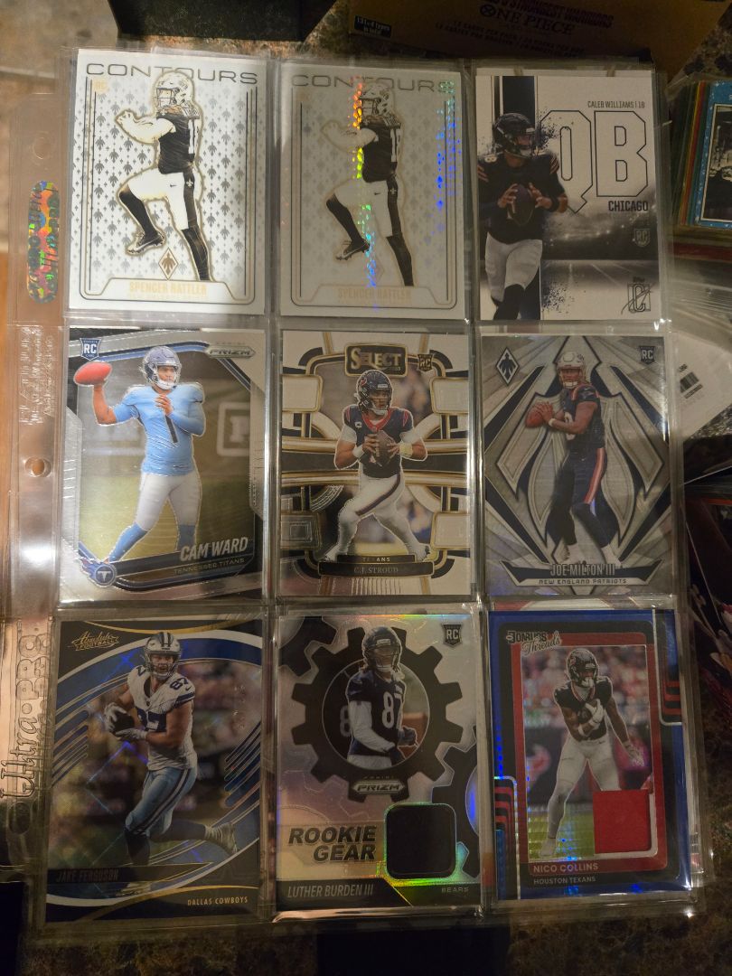 NFL QB ROOKIE CARDS SINGLES
