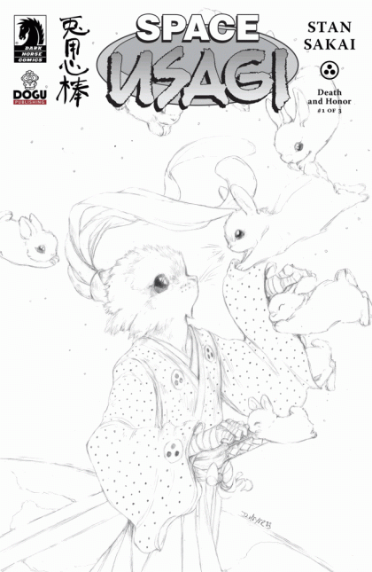 Space Usagi: Death and Honor #1D Jennifer L. Meyer LCSD Exclusive Sketch Variant