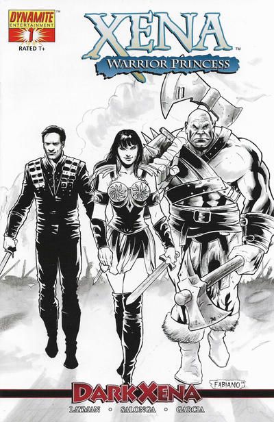 Xena, Vol. 2 #1E Incentive Sketch Cover