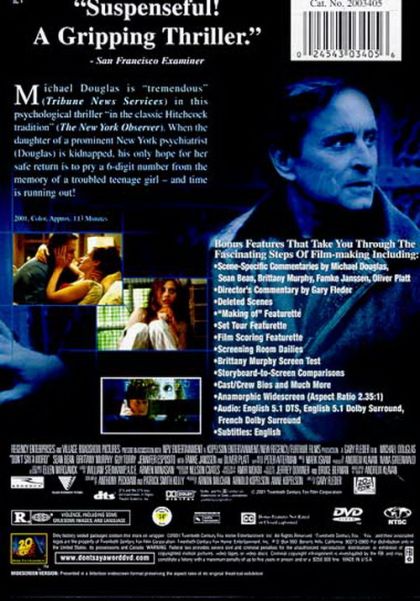 Don't Say a Word (2001) Special Edition - DVD