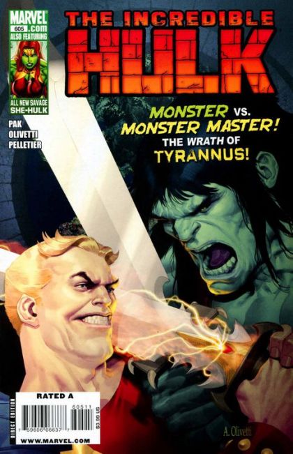 The Incredible Hulk, Vol. 1 #605A Ariel Olivetti Regular