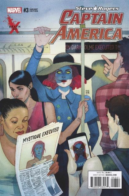 Captain America: Steve Rogers #3E Death of X Variant Cover