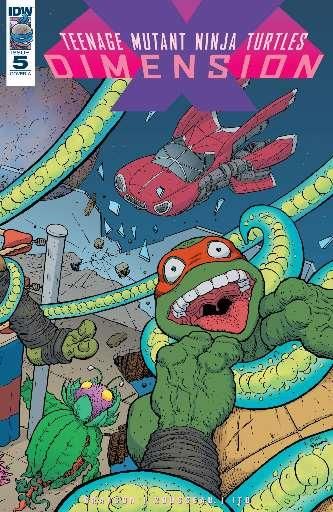 Teenage Mutant Ninja Turtles: Dimension X #5A Regular Nick Pitarra Cover