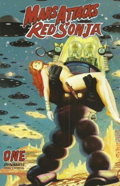 Mars Attacks Red Sonja #1C Variant Arthur Suydam Cover