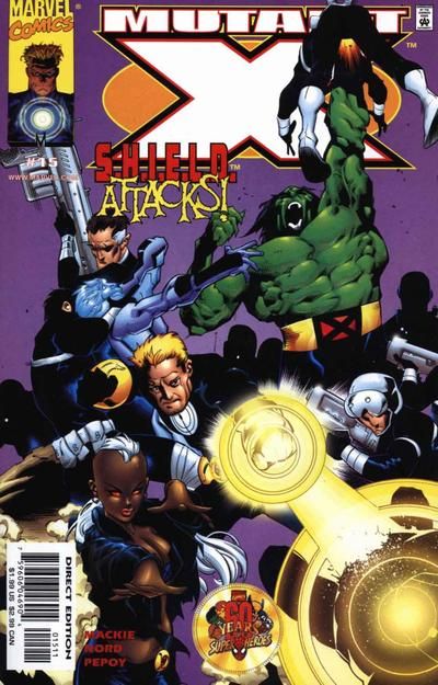 Mutant X #15A Direct Edition