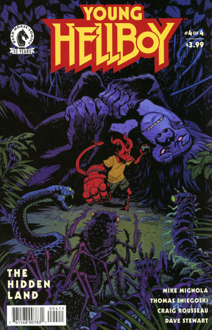 Young Hellboy: The Hidden Land #4A Matthew Smith Pixel Error Regular