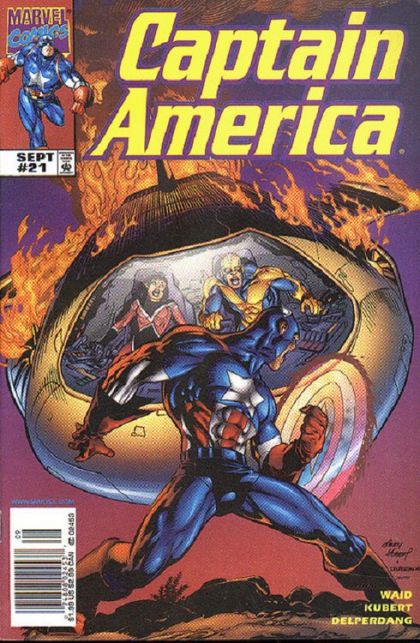 Captain America, Vol. 3 #21B Newsstand Edition