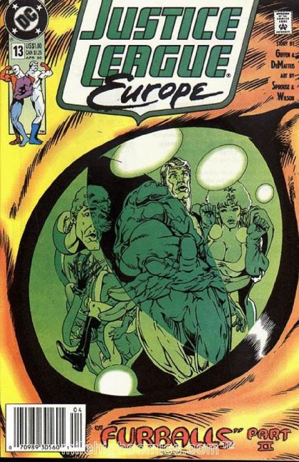 Justice League Europe / International #13B Newsstand Edition