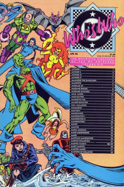 Who's Who: The Definitive Directory of the DC Universe #14A Direct Edition