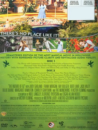 The Wizard of Oz (1939) 70th Anniversary Edition - DVD