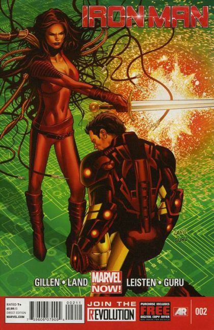 Iron Man, Vol. 5 #2A Regular Greg Land Cover