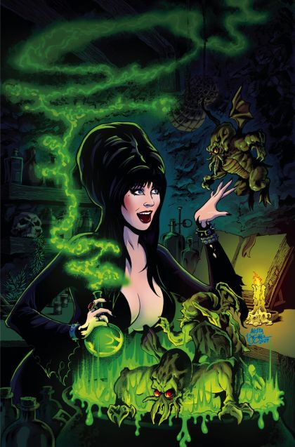 Elvira Meets H.P. Lovecraft #4E Dave Acosta Virgin Variant (Ltd.)