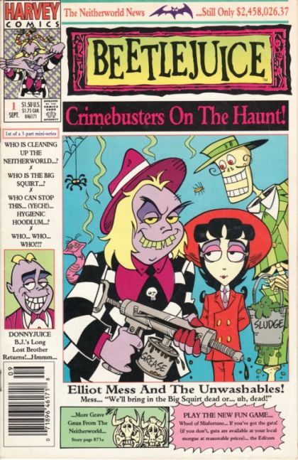Beetlejuice Crimebusters on the Haunt #1B Newsstand Edition