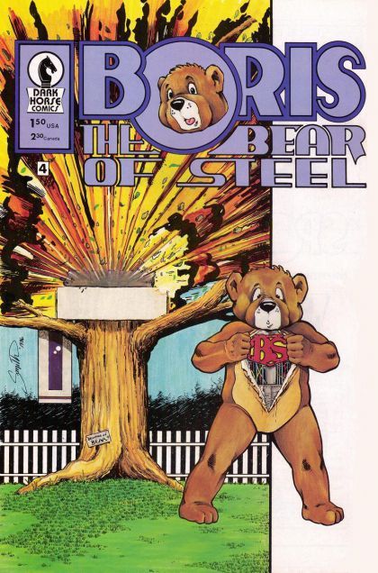 Boris the Bear #4A Exploding Treehouse Cover