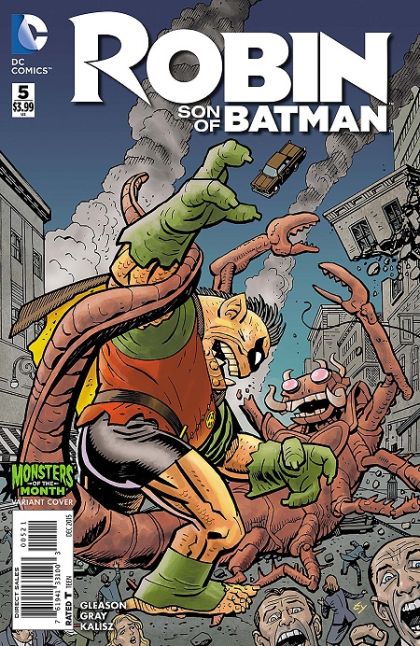 Robin: Son of Batman #5B Ty Templeton Monsters of the Month Variant Cover