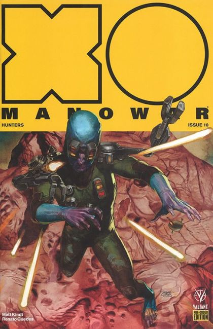 X-O Manowar, Vol. 4 #10E Pre-Order Edition Renato Guedes Variant