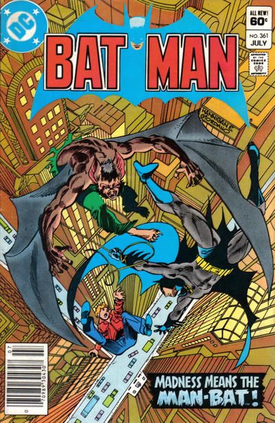 Batman, Vol. 1 #361B Newsstand Edition