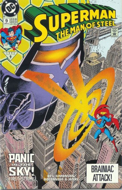 Superman: The Man of Steel #9A Direct Edition