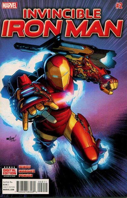 Invincible Iron Man, Vol. 2 #2A David Marquez Regular Cover