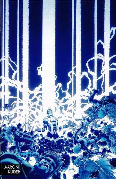 Death of the Inhumans #3B Variant Aaron Kuder Young Guns Connecting Cover