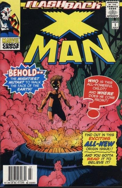 X-Man #-1B Newsstand Edition