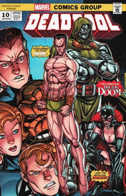 Deadpool, Vol. 9 #10B Chad Hardin Fantastic Four Homage Variant