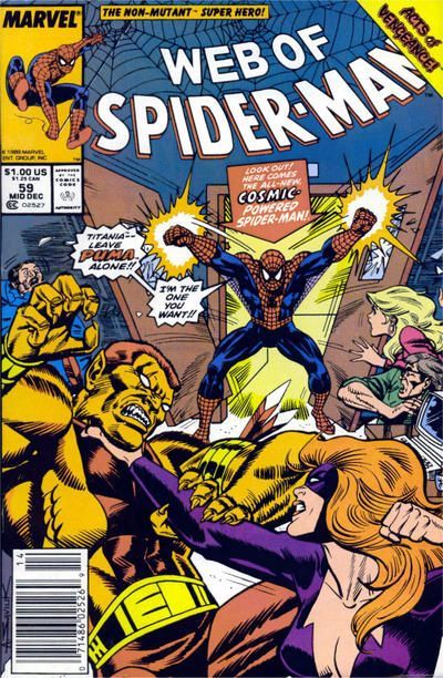 Web of Spider-Man, Vol. 1 #59B Newsstand Edition