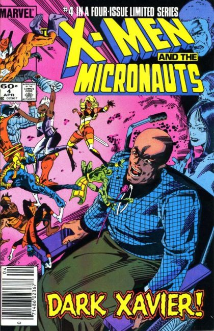 The X-Men and the Micronauts #4B Newsstand Edition