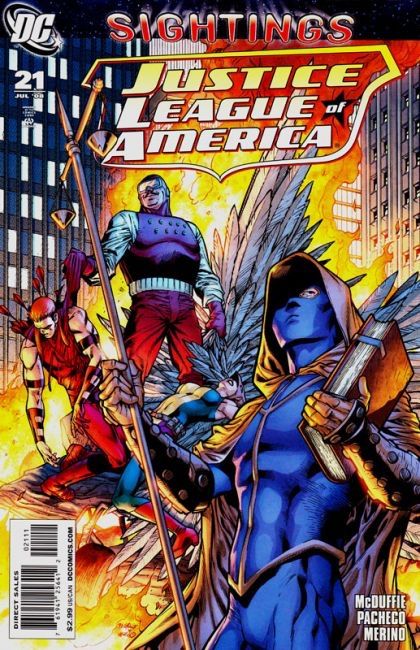 Justice League of America, Vol. 2 #21 Regular Carlos Pacheco, Jesús Merino & Alex Sinclair Cover