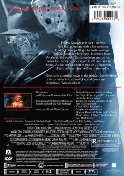 Freddy vs. Jason (2003) New Line Platinum Series - DVD