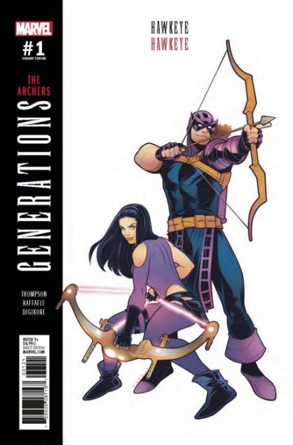 Generations: Hawkeye & Hawkeye #1B Elizabeth Torque Variant