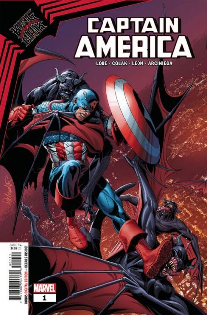 King in Black: Captain America #1A Regular Salvador Larroca Cover