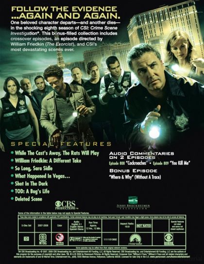 CSI: Crime Scene Investigation: Season 8 - DVD