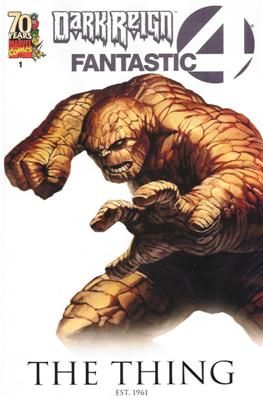 Dark Reign: Fantastic Four #1B Marko Djurdjevic 70th Anniversary Variant Cover