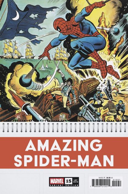 The Amazing Spider-Man, Vol. 7 #15E Ross Andru Bicentennial Calendar Hidden Gem Variant