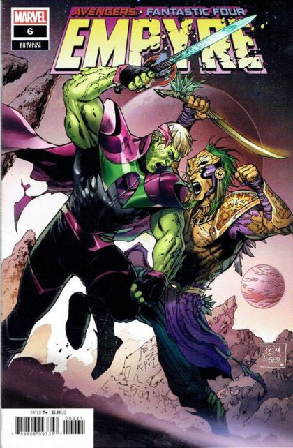 Empyre #6C Variant Tony S Daniel Kree Skrull Cover