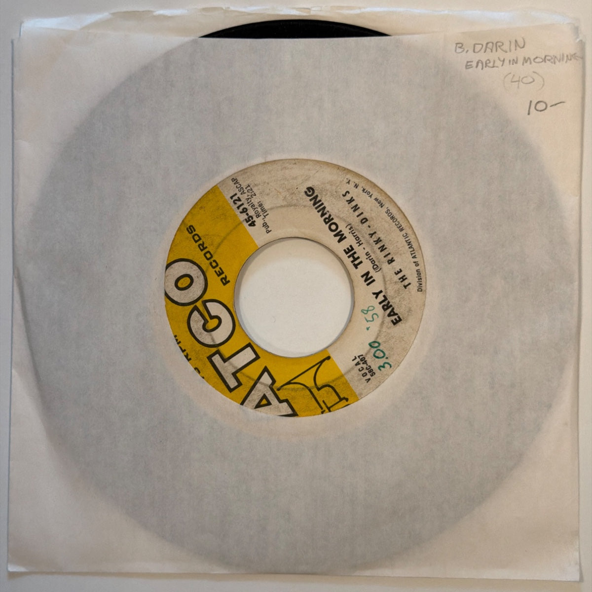 THE RINKY-DINKS - EARLY IN THE MORNING (1958) - Vinyl