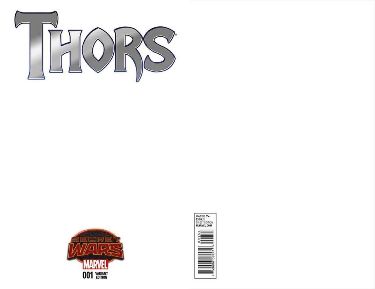Thors #1 Blank Variant