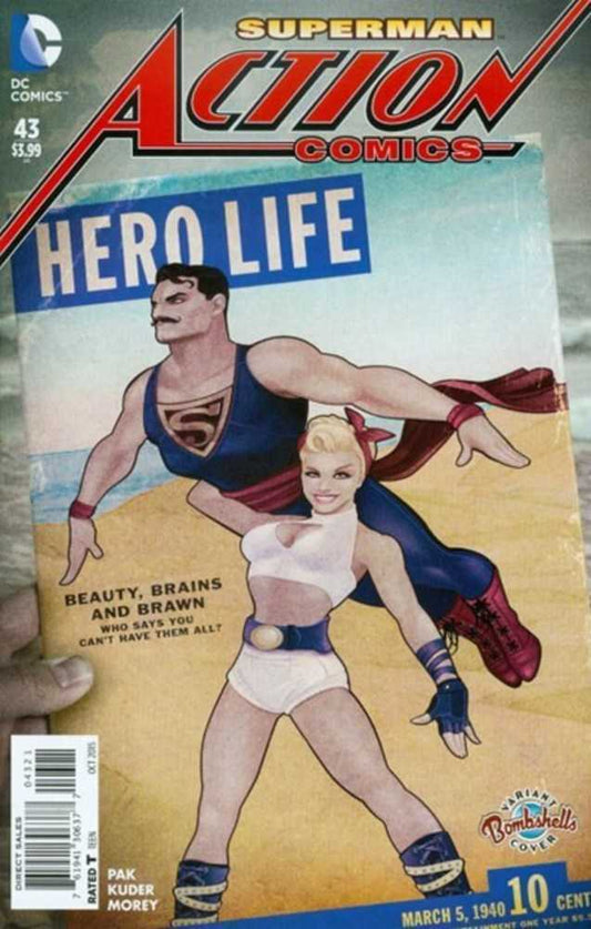 Action Comics #43 Bombshells Variant Edition