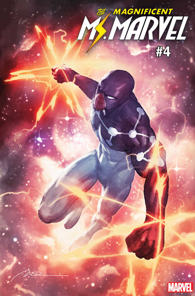 Magnificent Ms Marvel #4 Spider-Man Cosmic Suit Variant