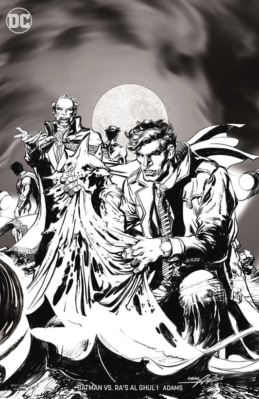 Batman vs Ras Al Ghul #1 (Of 6) Black & White Variant Edition