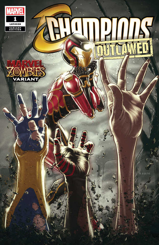 Champions #1 Andrews Marvel Zombies Variant