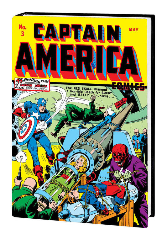 Golden Age Captain America Omnibus Hardcover Volume 01 Schomburg Direct Market Va