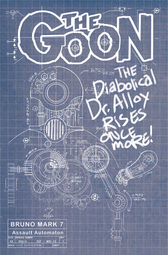Goon #13 Cover B Cardstock Bruno Blueprint