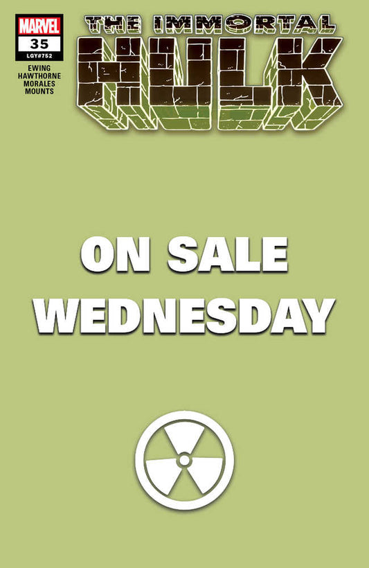 Immortal Hulk #35 Marvel Wednesday Variant