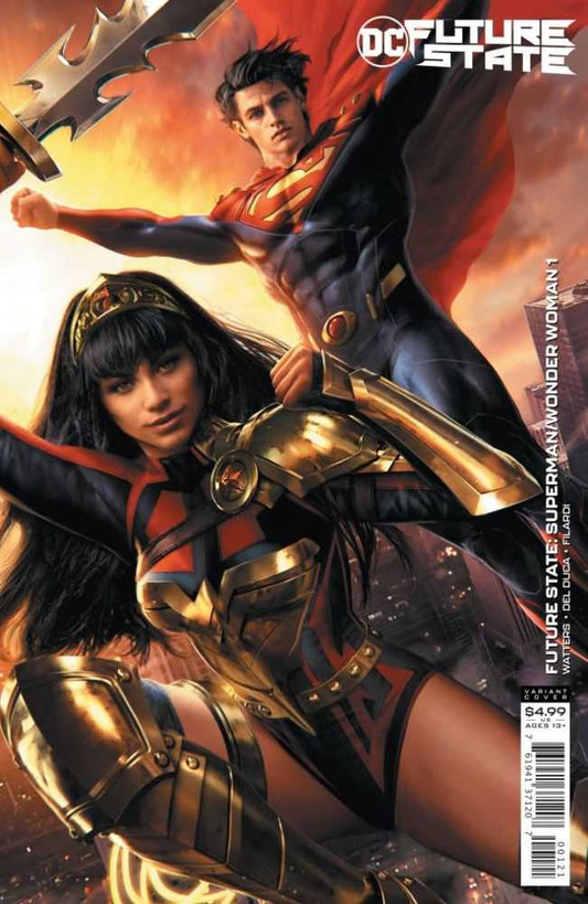 Future State Superman Wonder Woman #1 (Of 2) Cover B Jeremy Roberts Card Stock Variant